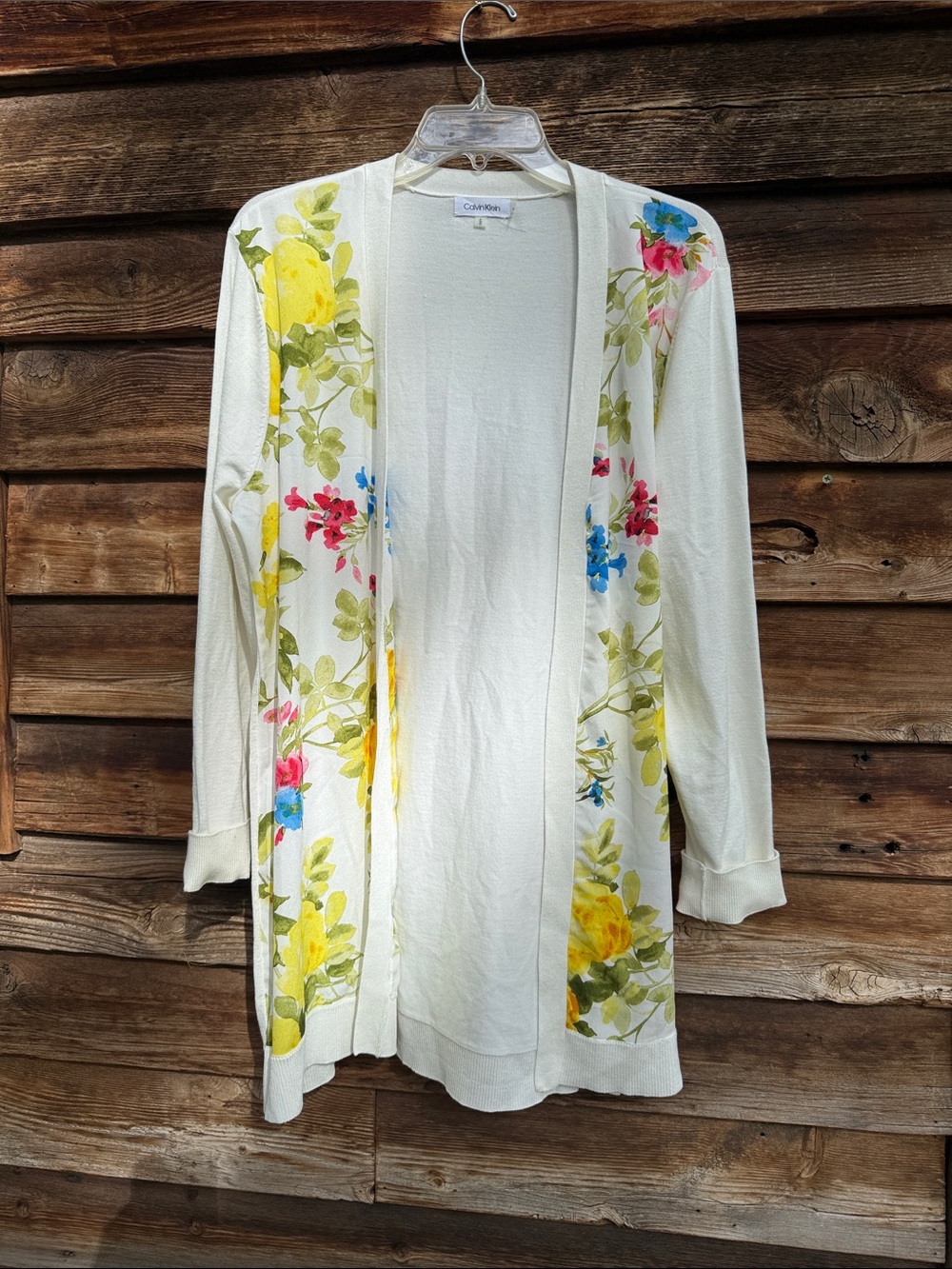 Calvin Klein floral cardigan